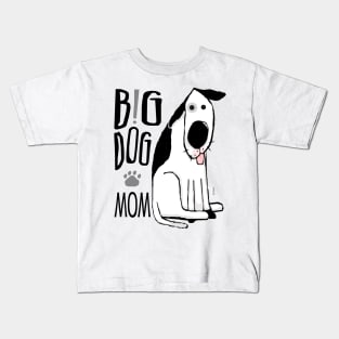 Big Dog Mom Kids T-Shirt